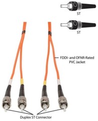 Tripp Lite N302-30M, 1181.1″ L, ST Duplex Male, Fiber Optic Patch Cable, 1 pc