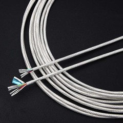 FEP Silver Plated Shielded Cable 2-6 Cores Silver Plated Stranded Copper Wire