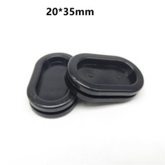Oval Blanking Grommets Rubber Closed Blind Plug Bung Cable Wiring Protect Bushes