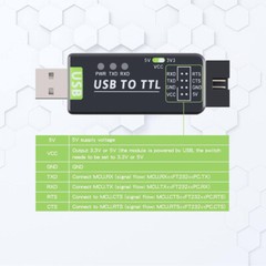 DC 3.3V 5V FT232RL Industrial USB to TTL Serial Communication Module Converter