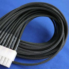 Braided Sleeving Nylon Cable Loom Sheathing Wire Protect Sleeve Size 3mm Cable