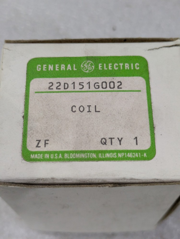 GENERAL ELECTRIC 22D151G002 RENEWAL COIL 110/92V 60/50HZ