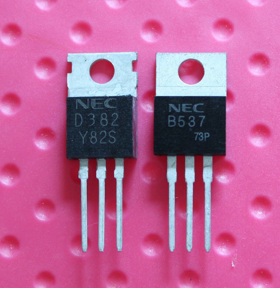 10pairs 2SB537/2SD382 B537/D382 TO-220 Integrated Circuit IC