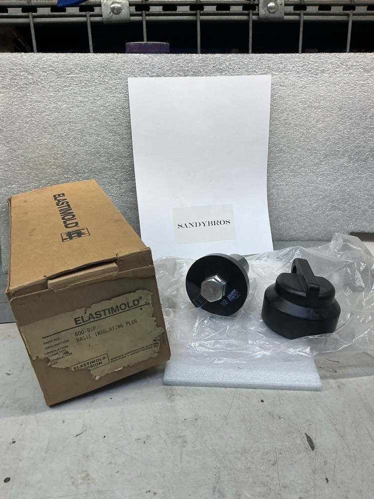 Elastimold 600-BIP Basic Insulating Plug 600-Amp Includes Protective Cap.