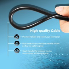 For NMEA 2000 N2K 15ft Drop Backbone Cable Fits Lowrance Simrad Garmin B&G IP67