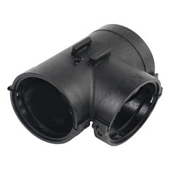 Corrugated Pipe Snap Tee Connector Fitting Nylon For Corrugated Cable Tubing New