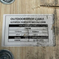Outdoor Drop Cable, 1000m, Black GJYXFCH 2F, G657A2*