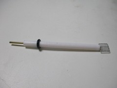 1PCS Platinum electrode 10*10*0.1mm 99.99 purity PTFE rod Platinum electrode
