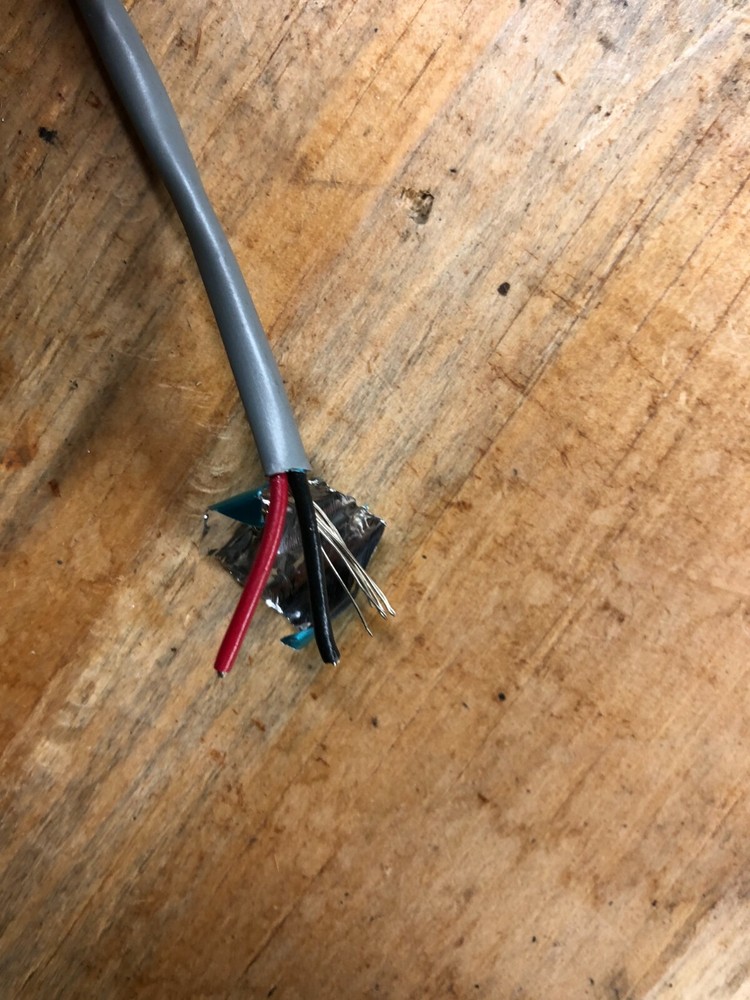 25′ Atlas Wire 292-18-16T-2J8 2 Conductor 18 AWG Stranded Cable