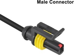 10Pcs 1 Pin Waterproof Electrical Connector Plug, Quick Disconnect Size: 1 pin