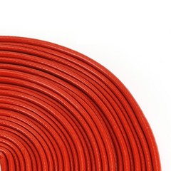 Silicone Rubber Fiberglass Heat/Fire Sleeving High Temp & Voltage Resistant Tube