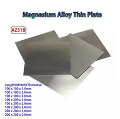 AZ31B Magnesium Alloy Thin Plate Cutting Metal Sheet Experimental Thick 1/2/3mm