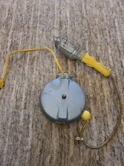 Vintage Appleton Reelite Retractable Drop Cord Light. Nice Condition. K3