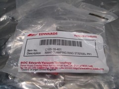 EDWARDS C105-16-401 , NW40 CLAMPING RING ST/STEEL PK1, 104752