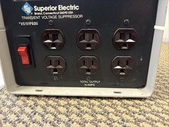 Superior Electric 6 Outlet Transient Voltage Suppressor TVS151P6DU 15Amp Surge