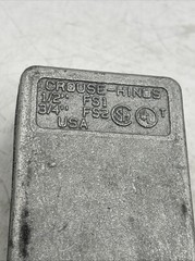CROUSE-HINDS 1/2″ FS1 3/4″ FS2 CONDUIT OUTLET See Pics 30 Days Warranty