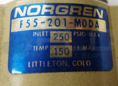 NORGREN F55-201-M0DA AIR FILTER REGULATOR 250PSIG TEMP 150 MAX