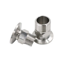 QTY:2 FOR NW/KF25 to 1/8″/1/4″/3/8″/1/2″/3/4 Flange vacuum Stainless 304 Adapter