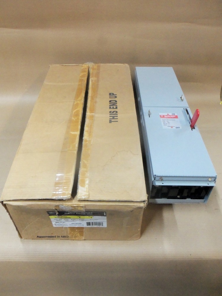 New GE ADS ADS36100HS 3 Phase 100 Amp 600V Fusible Fused Panelboard Switch NIB