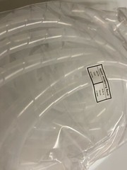 32 FT 1/2″ Clear Expandable Wire Cable Sleeving Sheathing Spiral Loom USA