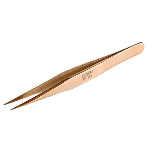 HOZAN Phosphor Bronze Tweezers Non-Magnetic Total Length 125mm Opening PP-149