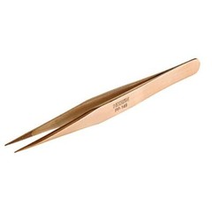 HOZAN Phosphor Bronze Tweezers Non-Magnetic Total Length 125mm Opening PP-149