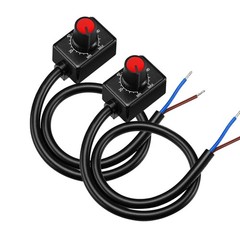2pc DC 0/1-10V LED Dimmer Mini Controller Rotary Switch PWM Dimming for Driver