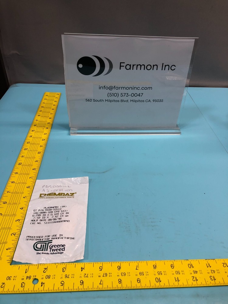CHEMRAZ 9109-SS513 O-RING AS-568A-109 CPD 513, 2-109, 146262