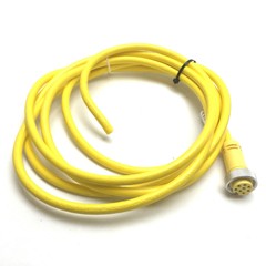 Mencom MIN-8FPX-12 Sensor Cordset, Length: 12′, 8-Pin Female, MIN Size