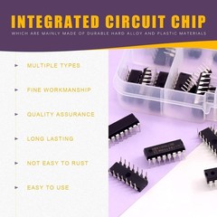40Pcs 20 Different Types 74HCxx and 74LSxx Series Logic IC Assortment Kit wit…