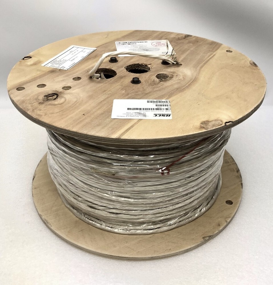 1,000FT WIREMASTER M27500-16ML6U08 WHITE ELECTRICAL POWER CABLE SPOOL