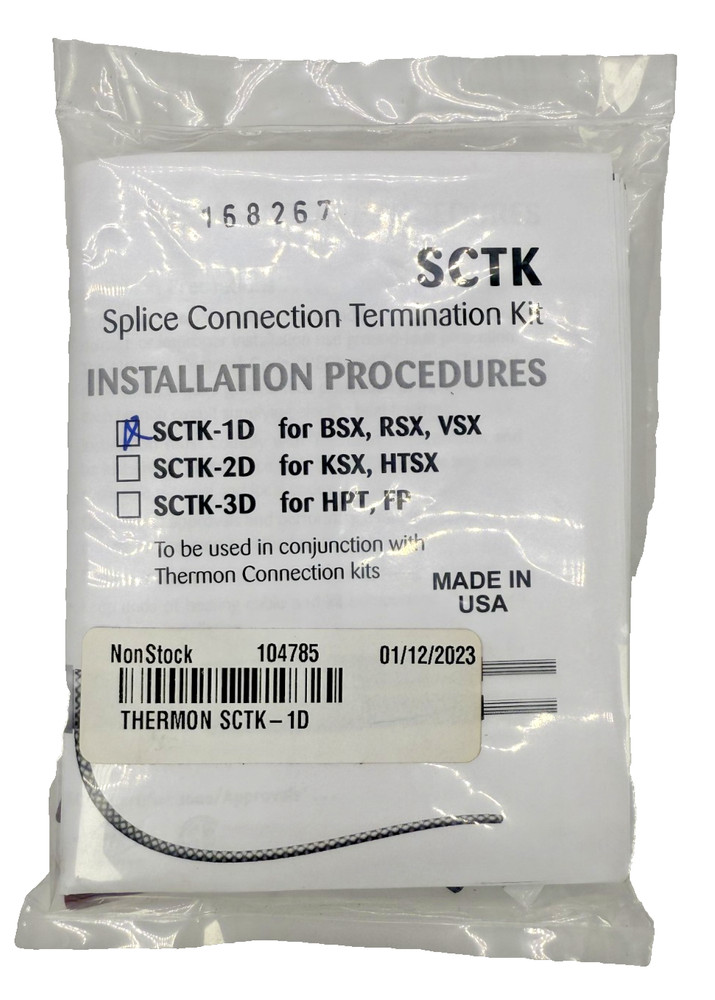 THERMON SCTK-1D Splice Connection Termination Kit for BSX, RSX, VSX 104785