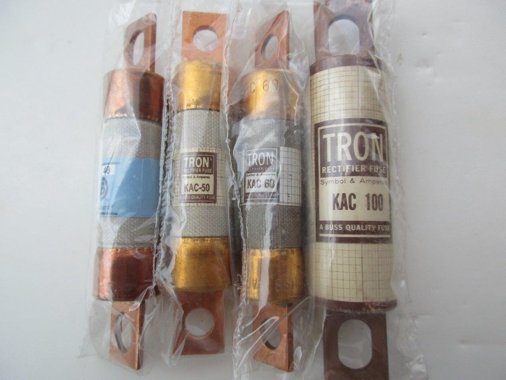 (1x) BUSSMANN High Speed Acting Fuse KAC 50 or 100 Amp 600V “NOS”