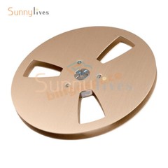 7 inch Blank Tape Reel Replacement Open Reel Cassette Aluminum Empty Disk