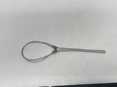 NEW OLD STOCK Unbranded 10” Long 7/8” Diameter 2 Hook Eyes Steel Mesh Cord Grip
