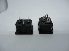 2 Pack AC Power Supply Electric Cable Connection Socket Port Jack 250V Computer