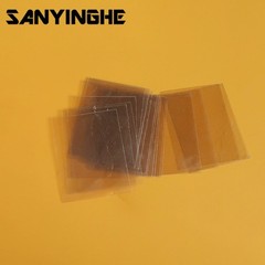 3pcs Non Porous Natural Transparent Mica Square Sheet 60*80*0.05 60*100*0.15mm