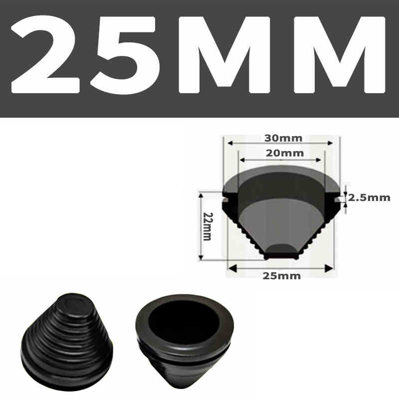 Blanking Grommets Rubber Grommet Closed Blind Hole Plug Cable Bungs Ø25mm -250mm