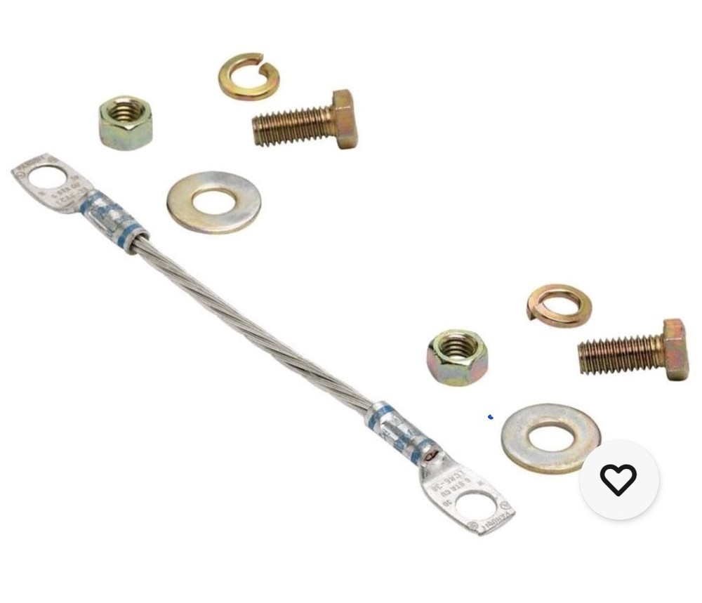 B-Line SB6691X73/4, 7.75″ x 0.162″, Tin Plated Copper, Grounding Strap, 1 pc