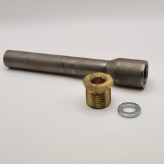 Stuffing Tube Assembly M24235/18-122 W/Nut & Ring 316 SS Size B