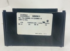 MERSEN FERRAZ SHAWMUT NO. 68061 COPPER POWER-DISTRIBUTION BLOCK 1P