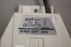 SIET INDUSTRIAL CAPACITOR 20.0F 230V 50HZ