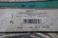 PANDUIT NETKEY NK5EPC7Y Patch Cords 7Ft (2.1m) Length New Old Stock (Lot of 2)