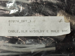 8707A-OPT-1 Cable XLR With Dolby E Male BNC