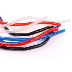 10m Spiral Wrap Cable Tidy Leads Binding/ PC TV Home Cinema Wire Management CCTV