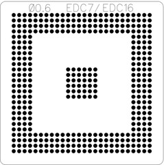 SC667038MZP66 SC667035MZP56 SC667034MZP56 SC667038MZP56 BGA388 Reball Stencil