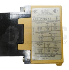ALLEN BRADLEY 700-P200A1 /B AC RELAY W/ PA236 COIL W/ 700-PB20 /A ADDER DECK
