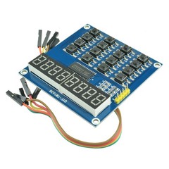 TM1638 LED Display 8Bit Digital Tube Module 16 Keys Keyboard for Arduino DIY