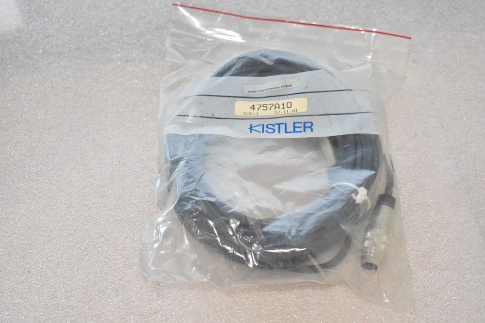 KISTLER 4757A10 CONNECTOR CABLE ASSEMBLY, 32′ 6″ LONG, MADE IN SWITZERLAND