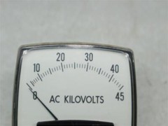 Yew Shenandoah 0-45 AC Kilovolts Panel Meter 30 Days Warranty Fast Shipping
